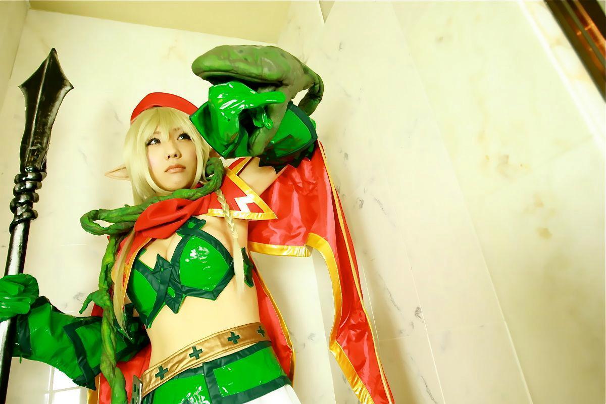 [Cosplay]  Queens Blade  Echidna & Alleyne Vs Tentacles SP2